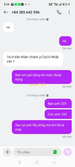 Ảnh đánh giá gái gọi