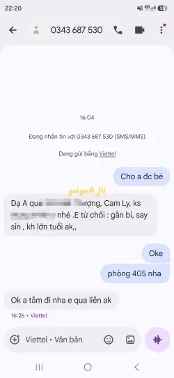 Ảnh đánh giá gái gọi
