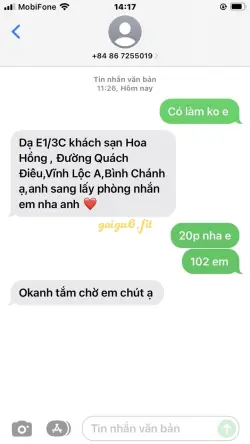Ảnh đánh giá gái gọi