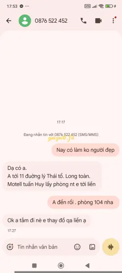 Ảnh đánh giá gái gọi