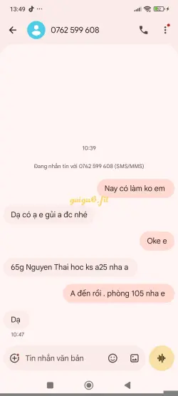 Ảnh đánh giá gái gọi