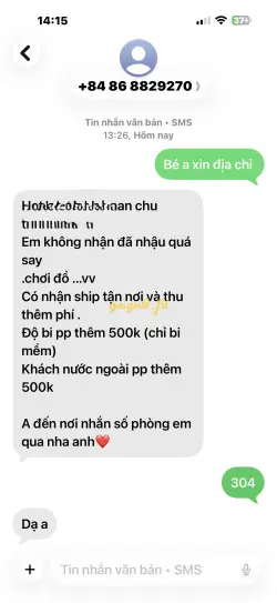Ảnh đánh giá gái gọi