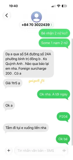 Ảnh đánh giá gái gọi