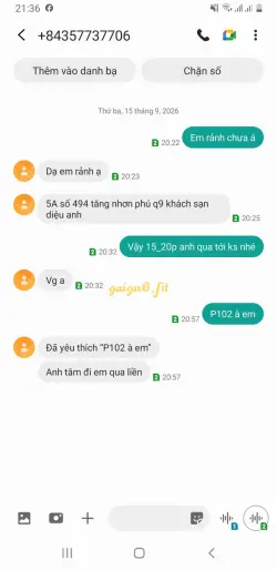 Ảnh đánh giá gái gọi