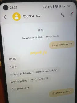 Ảnh đánh giá gái gọi