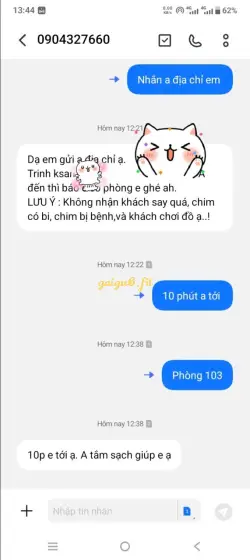 Ảnh đánh giá gái gọi