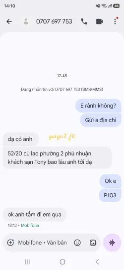 Ảnh đánh giá gái gọi