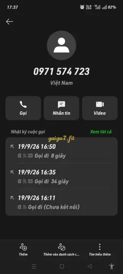Ảnh đánh giá gái gọi