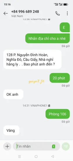 Ảnh đánh giá gái gọi