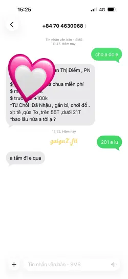 Ảnh đánh giá gái gọi