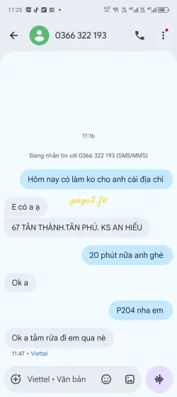 Ảnh đánh giá gái gọi