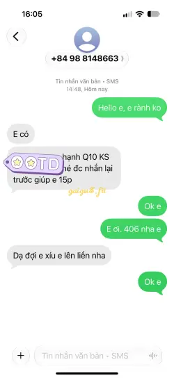 Ảnh đánh giá gái gọi