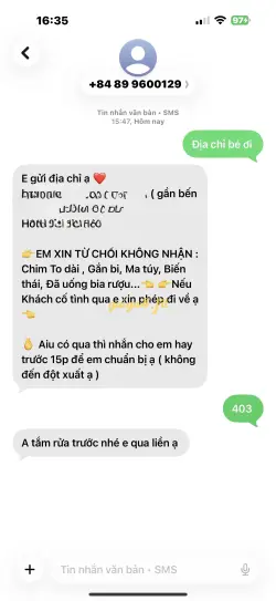 Ảnh đánh giá gái gọi