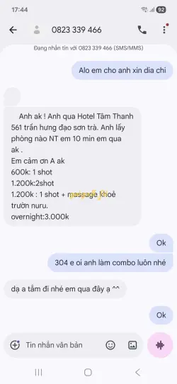 Ảnh đánh giá gái gọi