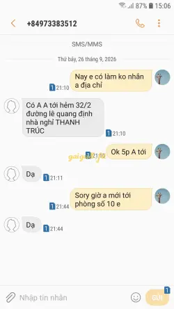 Ảnh đánh giá gái gọi