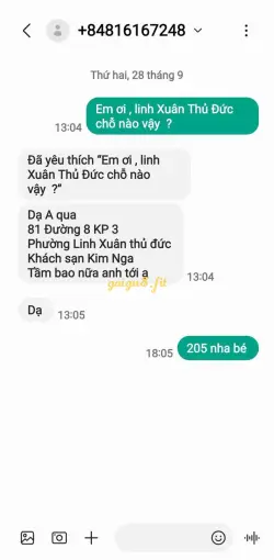 Ảnh đánh giá gái gọi