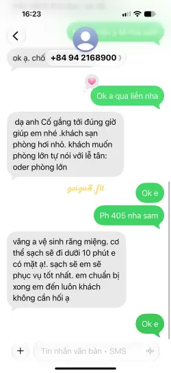 Ảnh đánh giá gái gọi