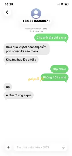 Ảnh đánh giá gái gọi