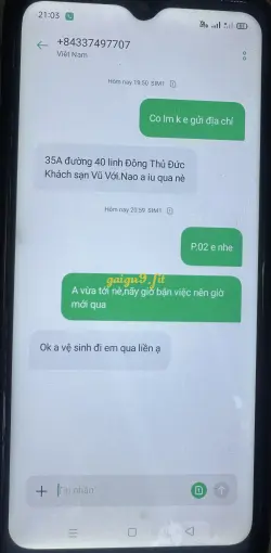 Ảnh đánh giá gái gọi