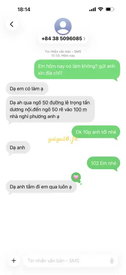 Ảnh đánh giá gái gọi