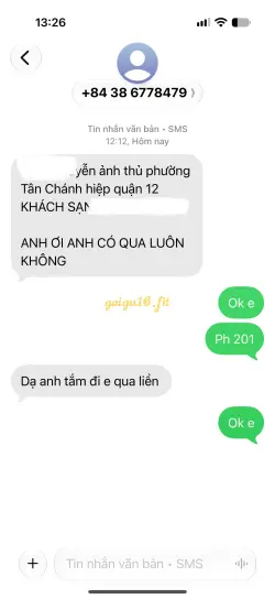 Ảnh đánh giá gái gọi