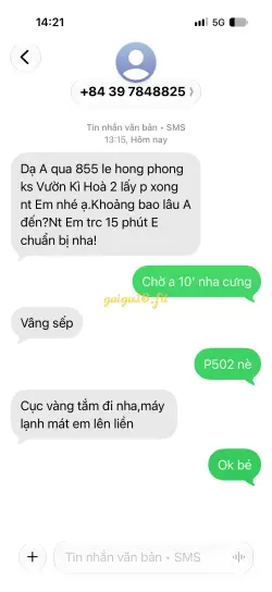 Ảnh đánh giá gái gọi