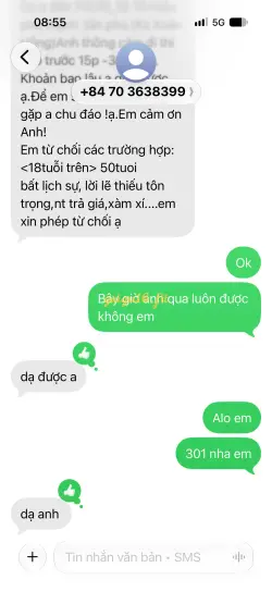 Ảnh đánh giá gái gọi