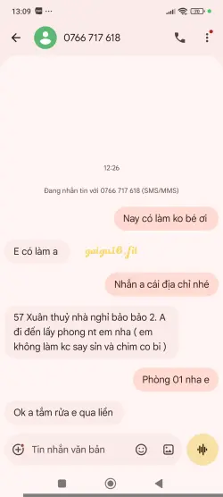 Ảnh đánh giá gái gọi