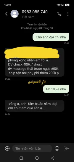 Ảnh đánh giá gái gọi