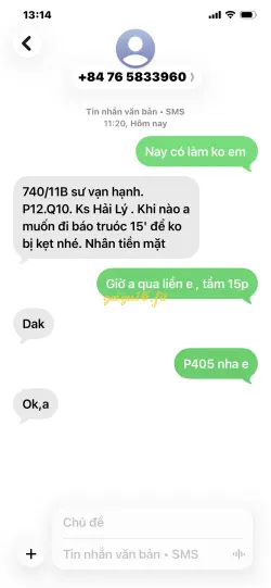 Ảnh đánh giá gái gọi