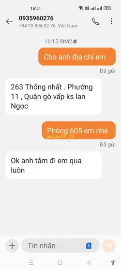 Ảnh đánh giá gái gọi