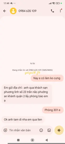 Ảnh đánh giá gái gọi