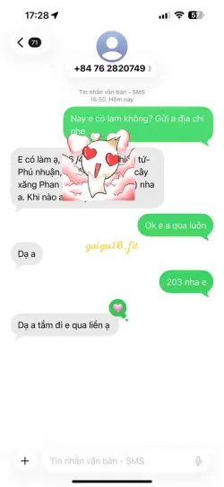 Ảnh đánh giá gái gọi