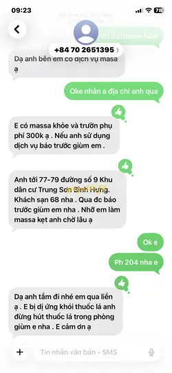 Ảnh đánh giá gái gọi