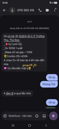 Ảnh đánh giá gái gọi