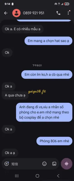 Ảnh đánh giá gái gọi