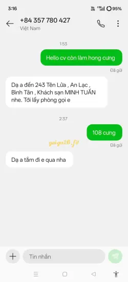 Ảnh đánh giá gái gọi