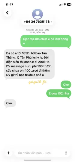 Ảnh đánh giá gái gọi