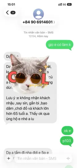 Ảnh đánh giá gái gọi