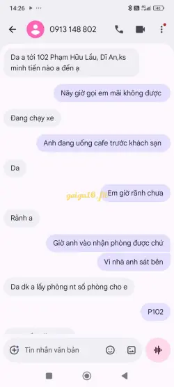 Ảnh đánh giá gái gọi