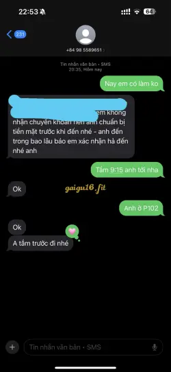 Ảnh đánh giá gái gọi
