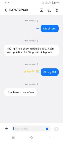 Ảnh đánh giá gái gọi