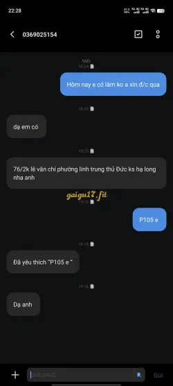Ảnh đánh giá gái gọi