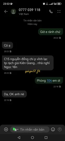 Ảnh đánh giá gái gọi