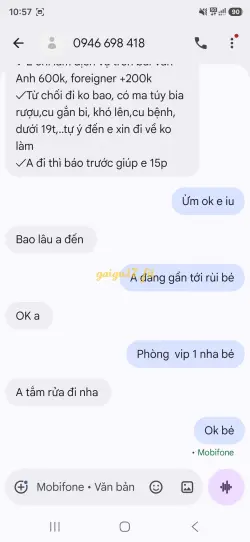 Ảnh đánh giá gái gọi