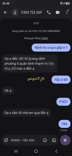 Ảnh đánh giá gái gọi